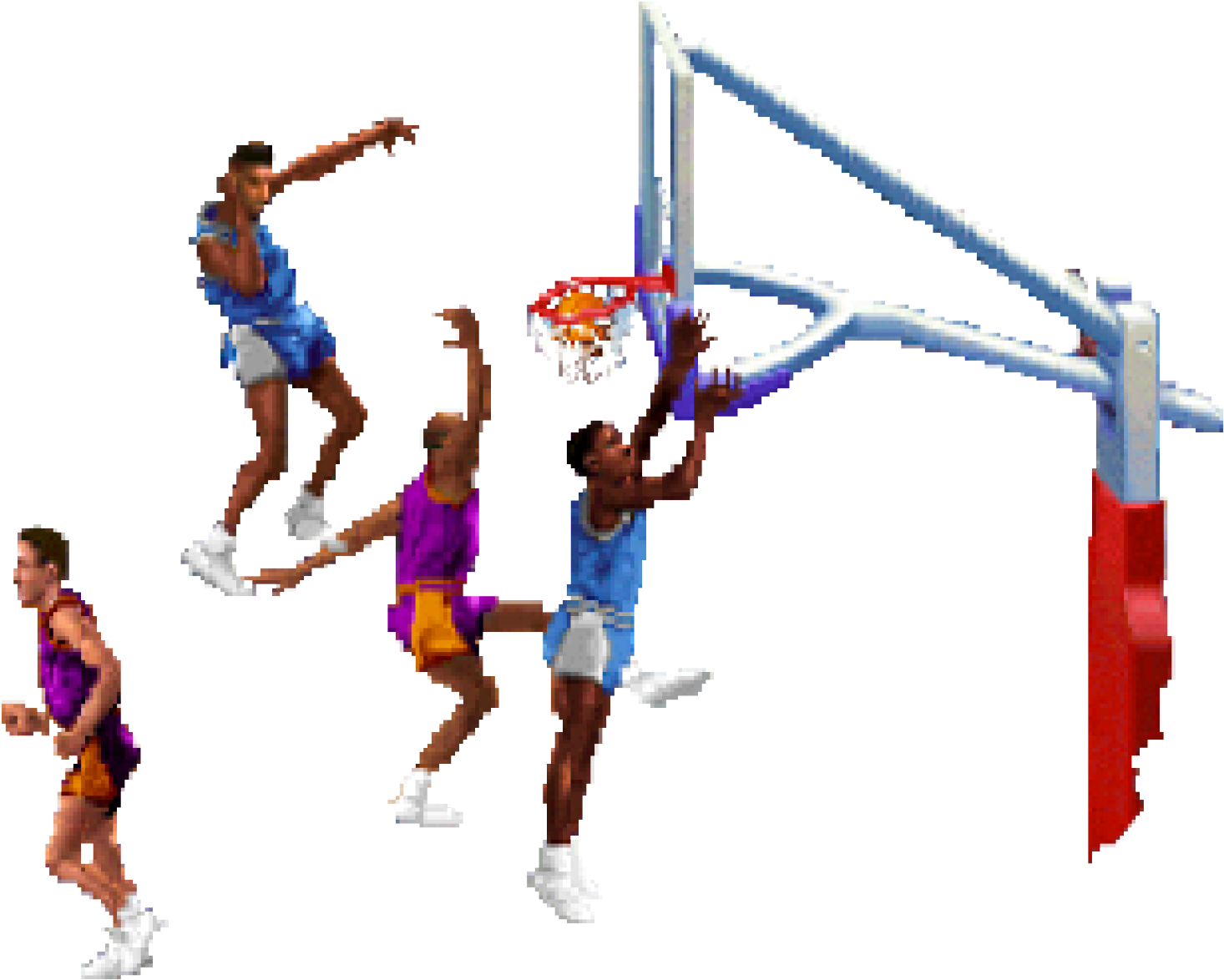 Basketball Dunk Sequence