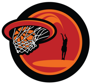 Basketball Hoop Silhouette Logo