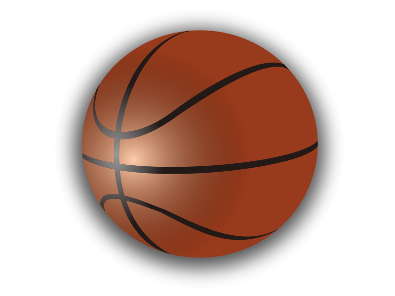 Basketball Icon Dark Background