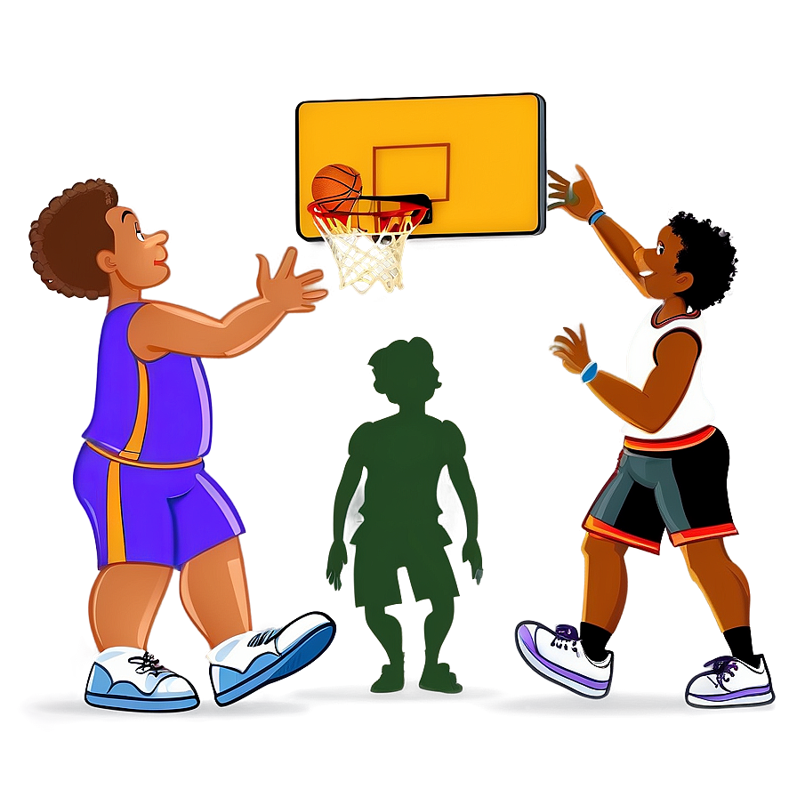 Basketball Match Cartoon Png 06212024