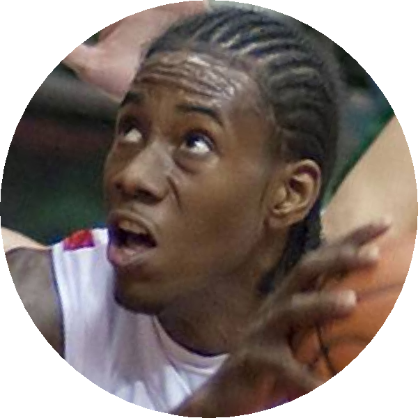 Basketball Player Dreadlocks Action Shot