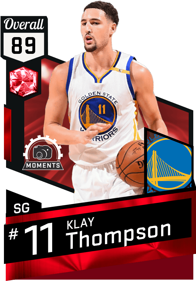 Basketball Player Klay Thompson Card