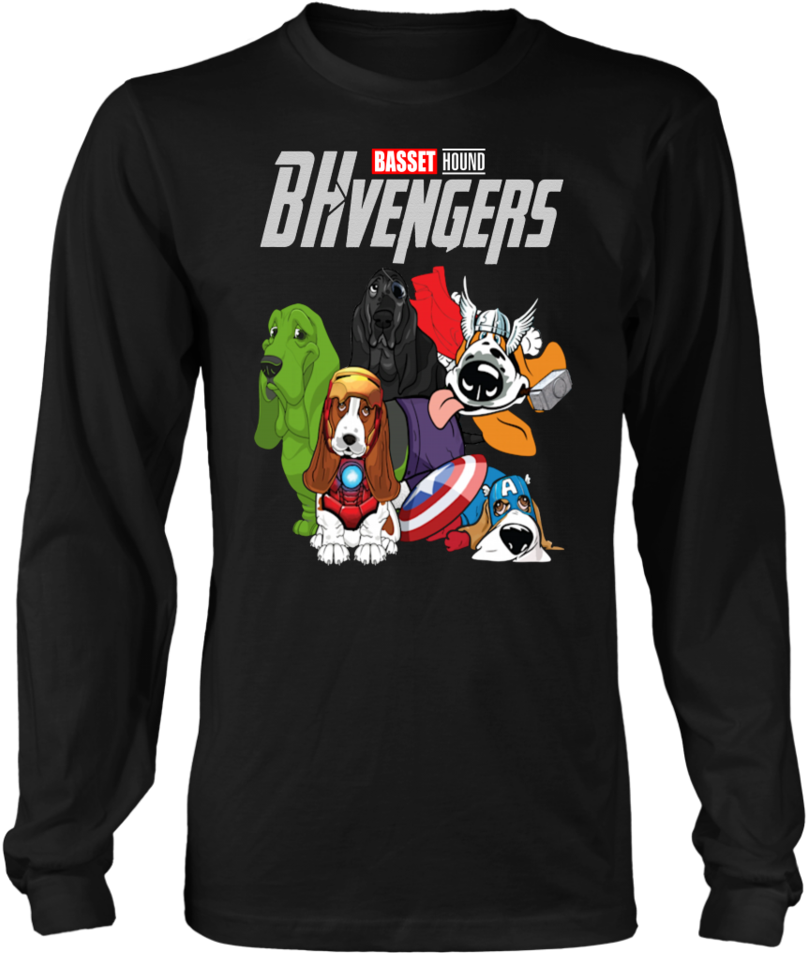 Basset Hound Avengers Parody Shirt