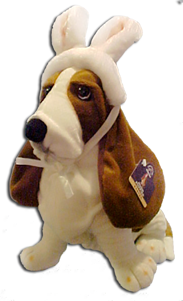 Basset Hound Plush Bunny Ears