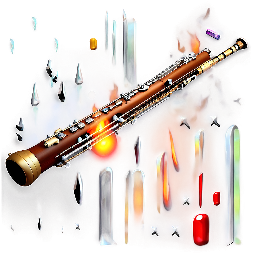 Bassoon In Fire Png 06272024