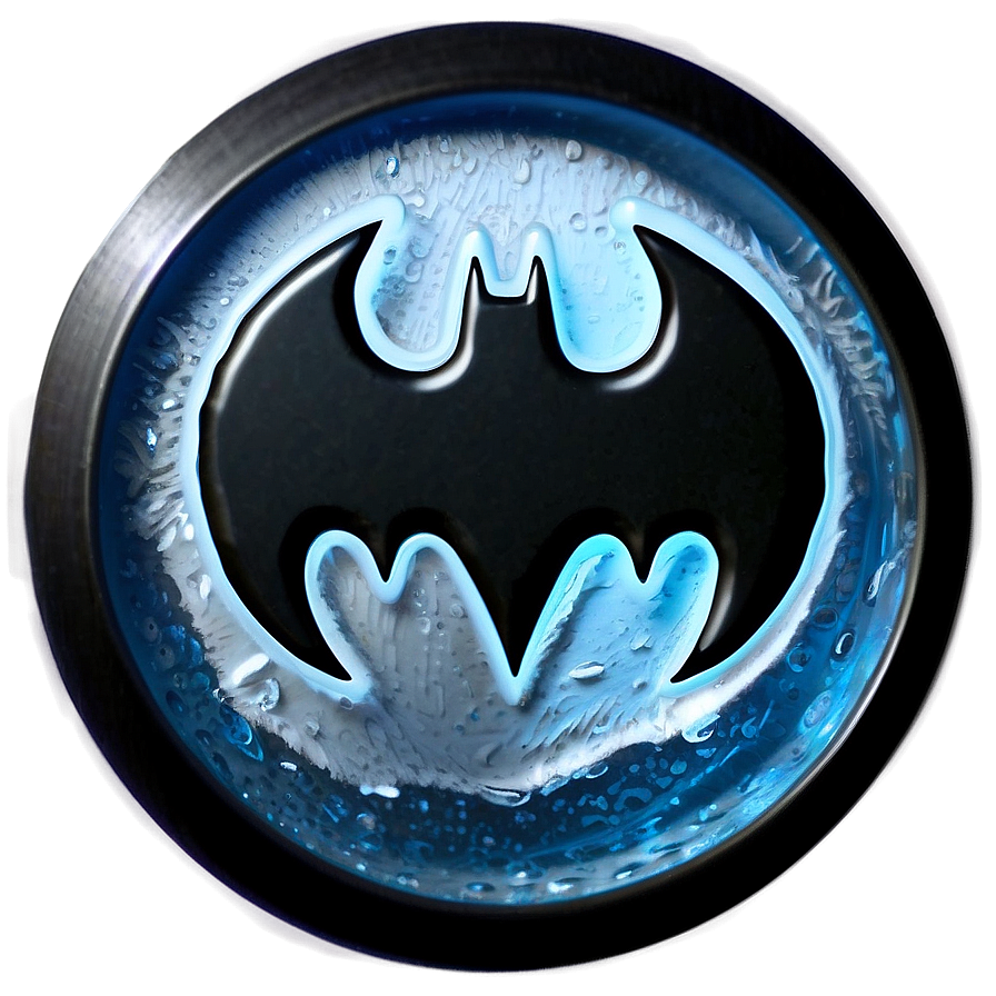 Batman Logo In Ice Png Iet