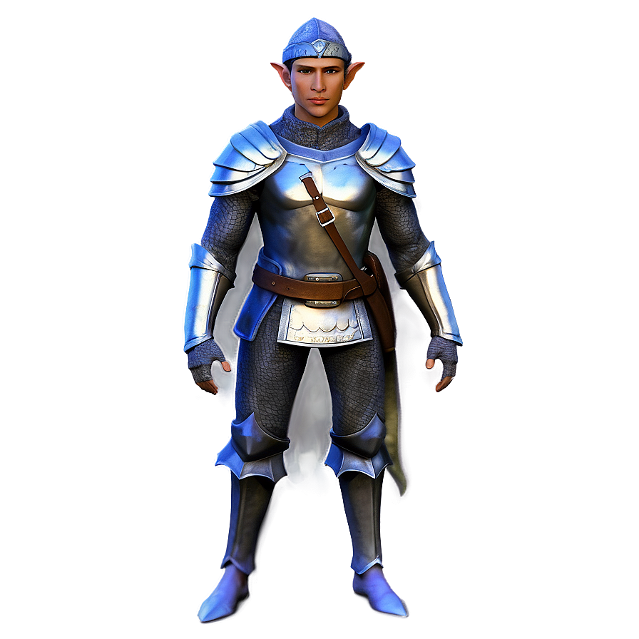 Battle-ready Elf Soldier Png 54