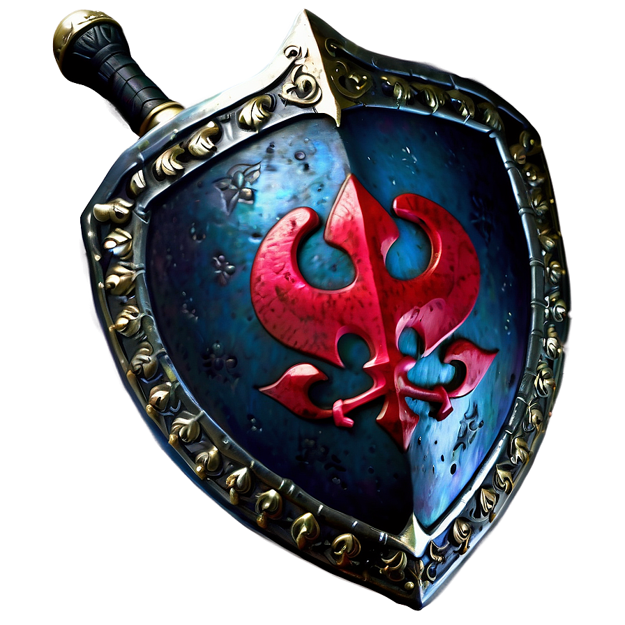 Battle Sword And Shield Set Png Wls13