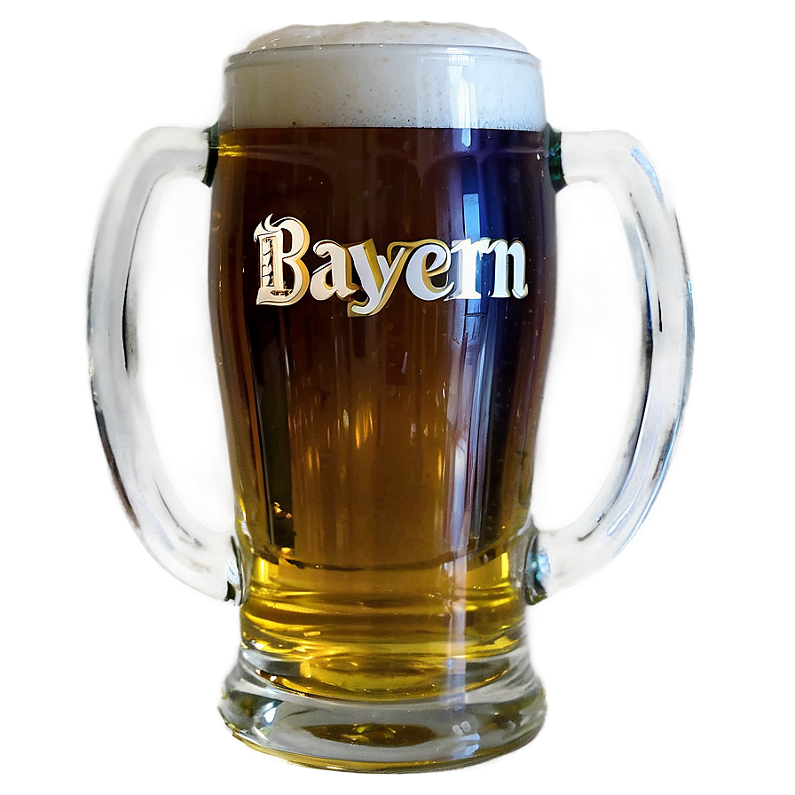 Bayern Wheat Beer Glass Png Seq84