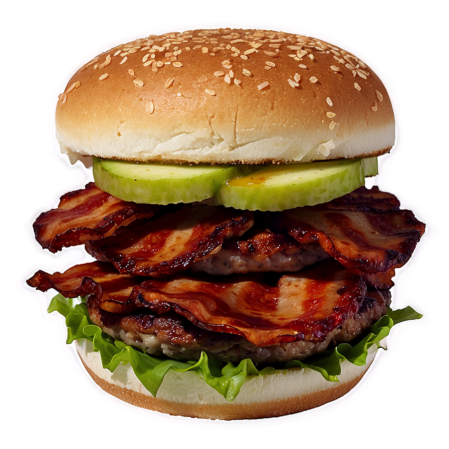 Bbq Bacon Burger Extravaganza Png Jut67