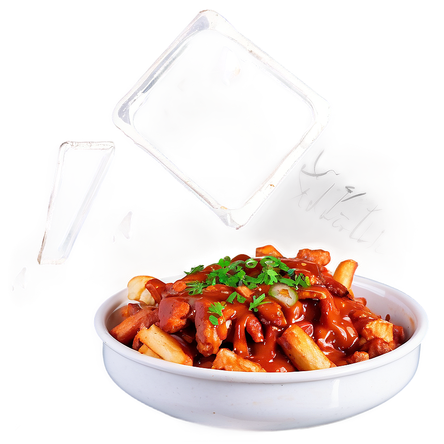 Bbq Chicken Poutine Feast Png 53