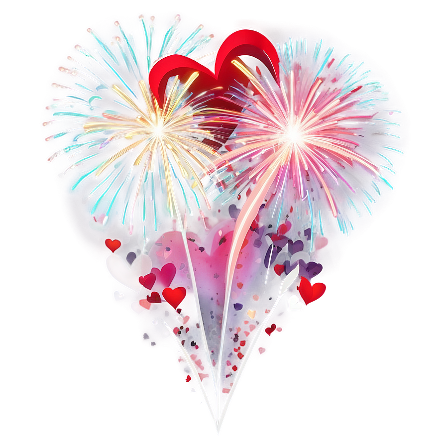 Be My Valentine Fireworks Png 73