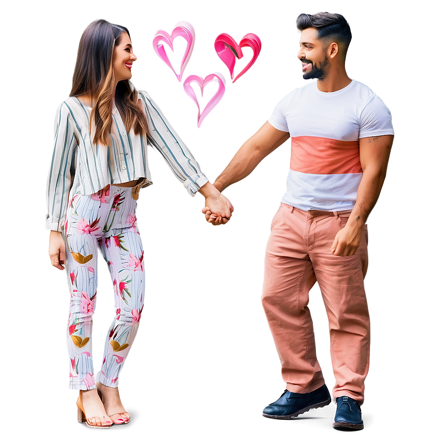 Be My Valentine Holding Hands Png 34