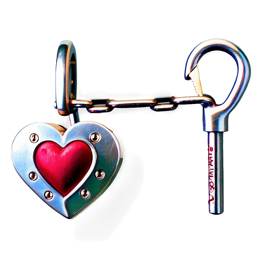 Be My Valentine Love Lock Png 06282024