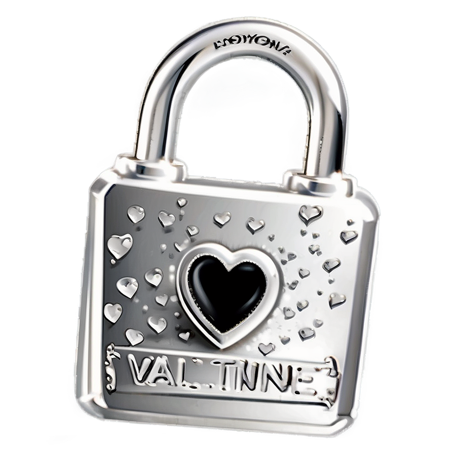 Be My Valentine Love Lock Png Ehs61