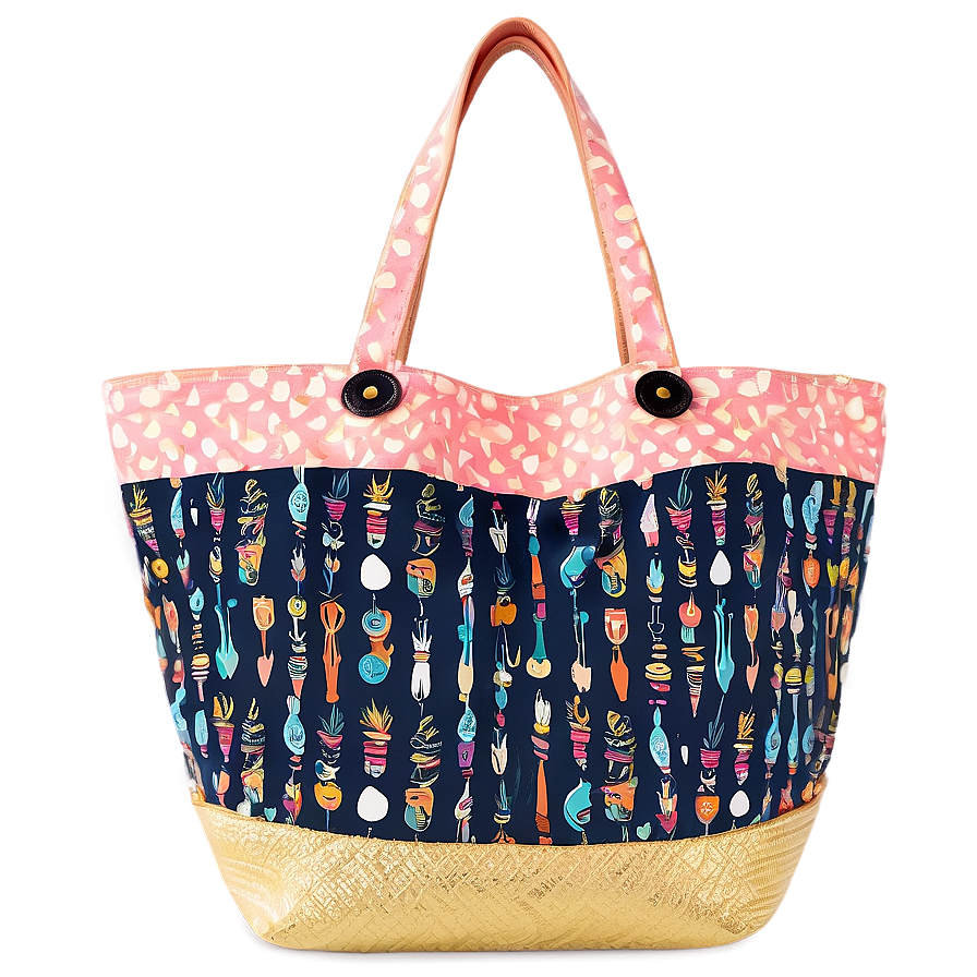 Beach Bag With Cosmetic Pouch Png Uke25