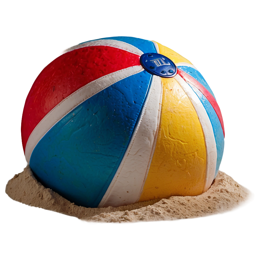 Beach Ball In Sand Png 21