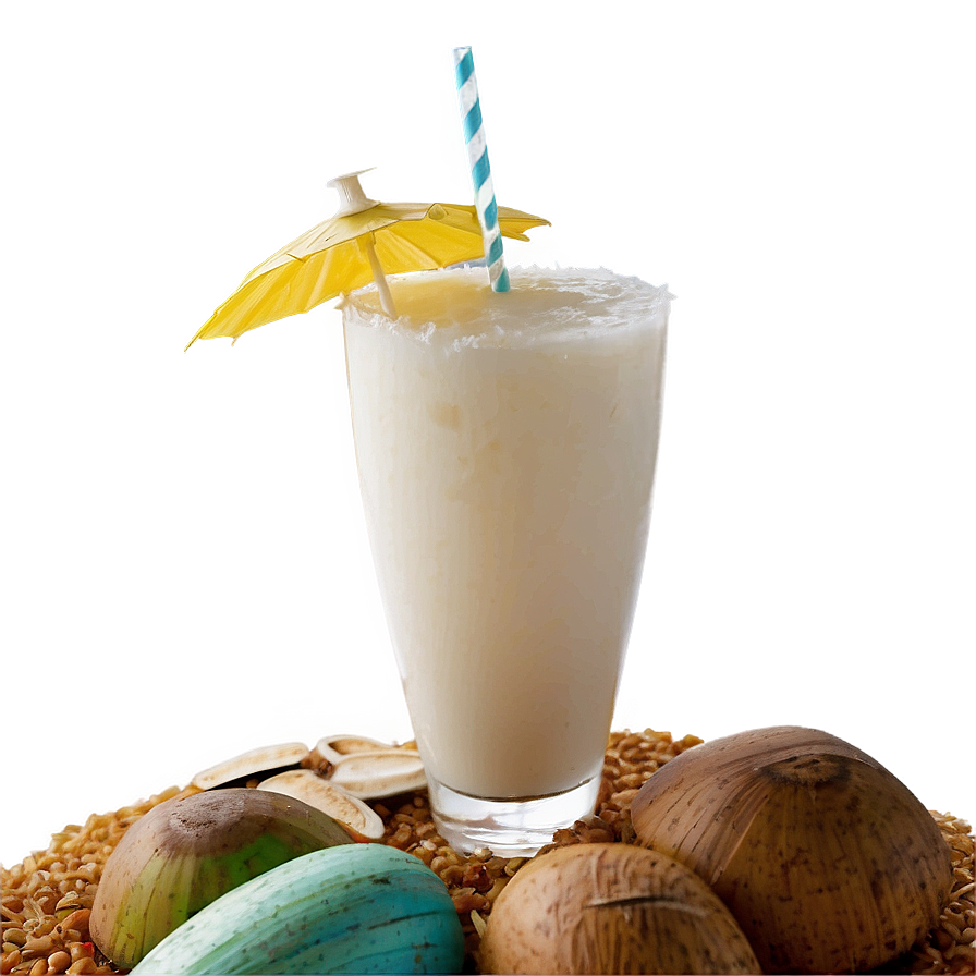 Beach Coconut Drinks Png Myo20