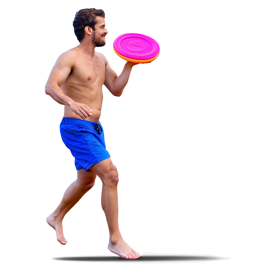 Beach Frisbee Fun Png 24