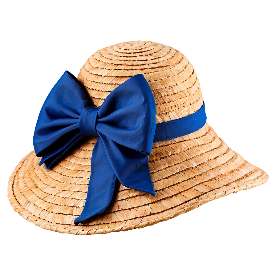 Beach Hat With Ribbon Png 13