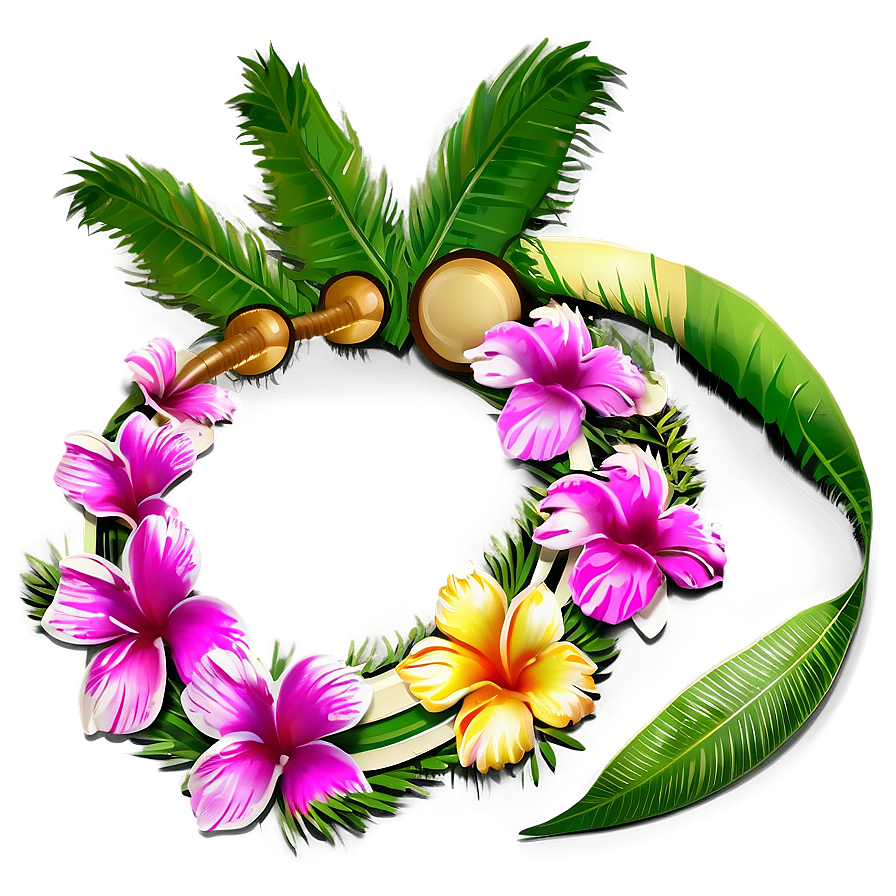 Beach Hawaiian Lei Png 79