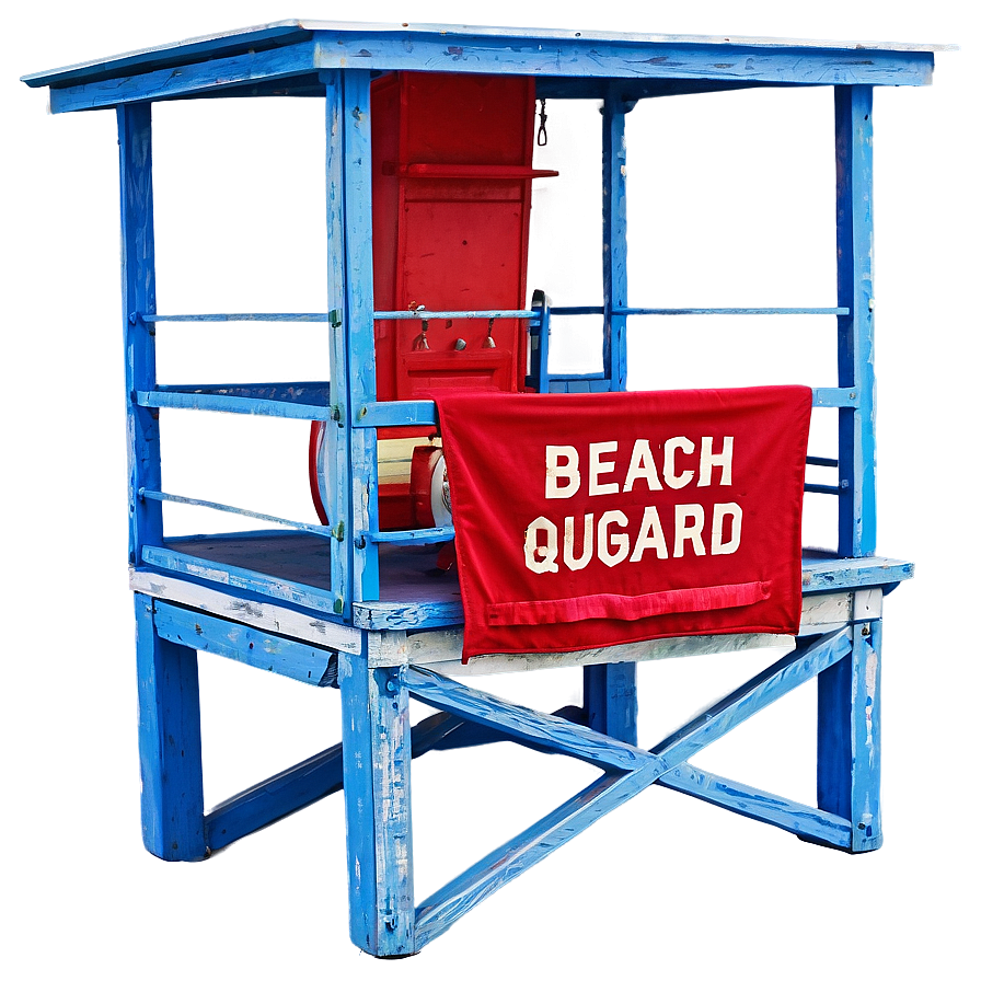 Beach Lifeguard Tower Png 06132024