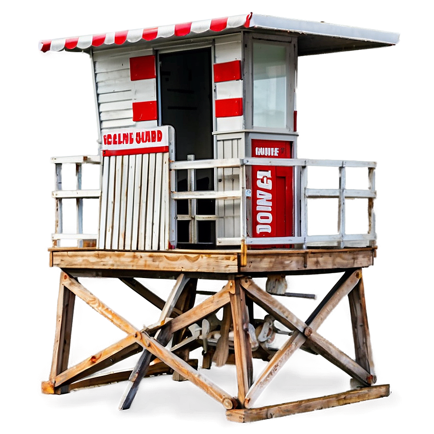 Beach Lifeguard Tower Png Mdl20