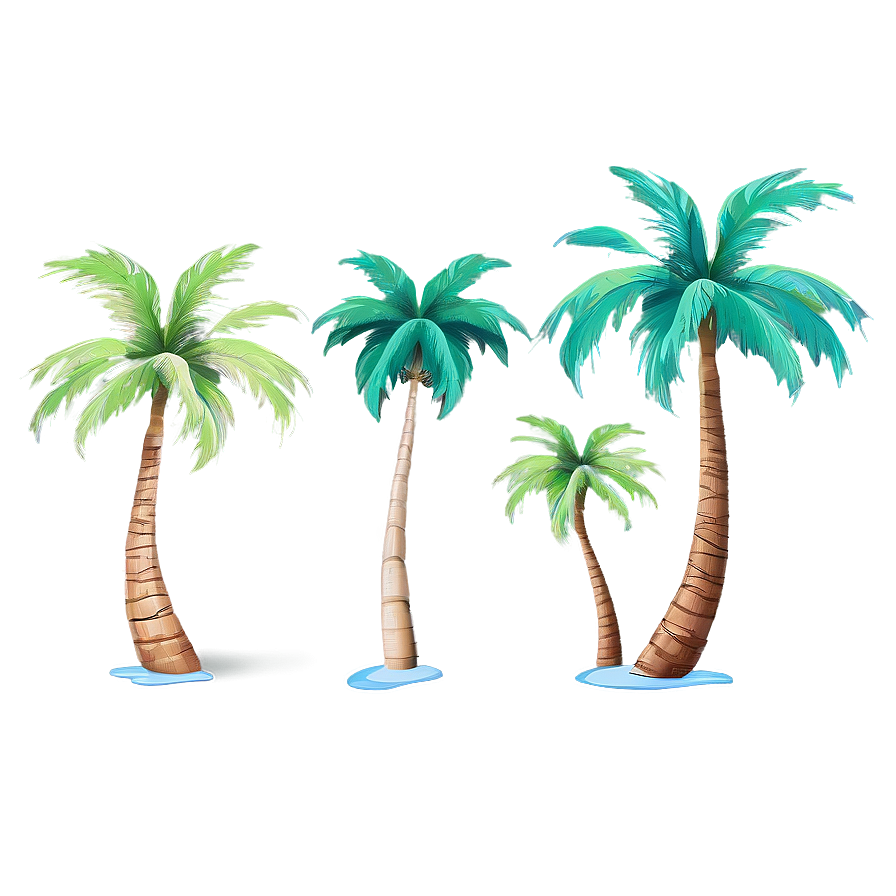 Beach Palm Trees Png Dfm83