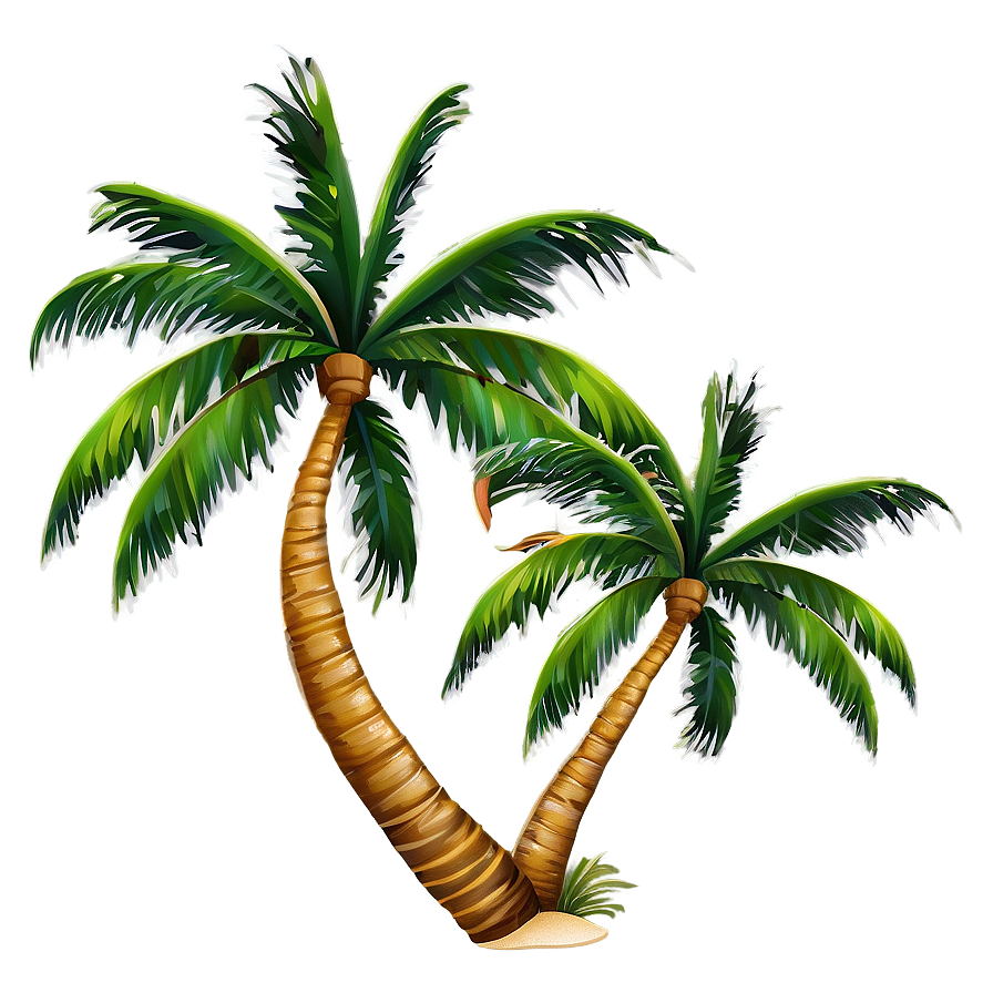 Beach Palm Trees Png Hty49