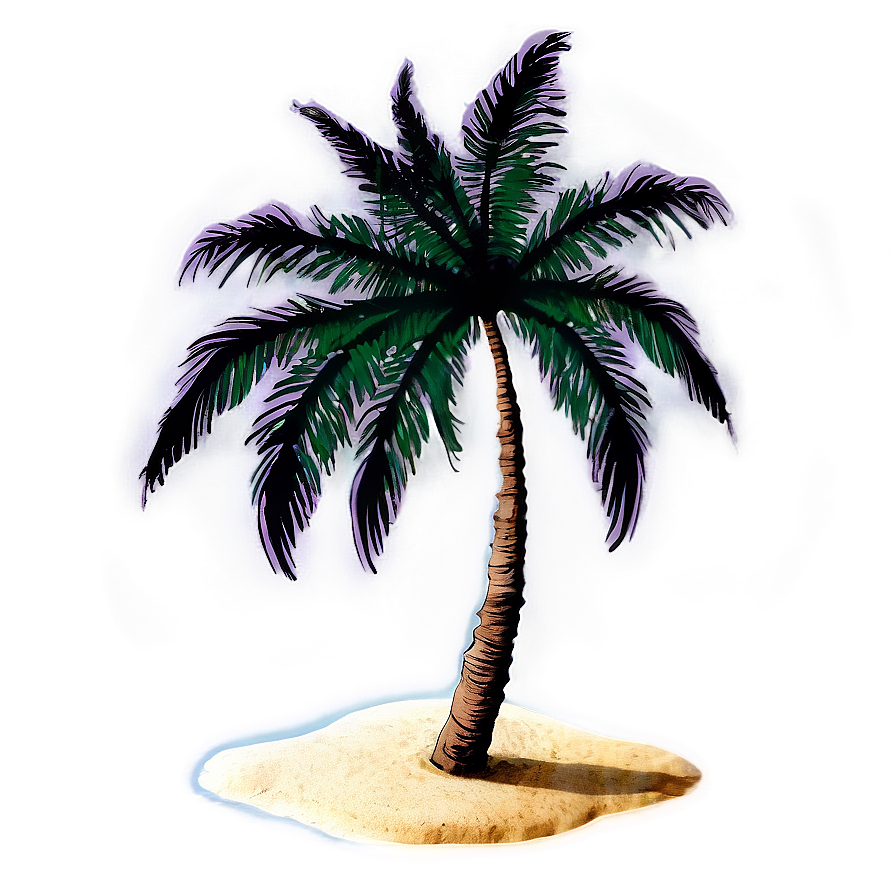 Beach Palms Silhouette Png 48