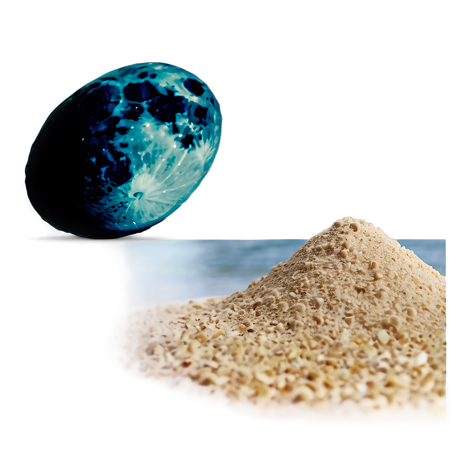 Beach Sand And Moon Png Swr17