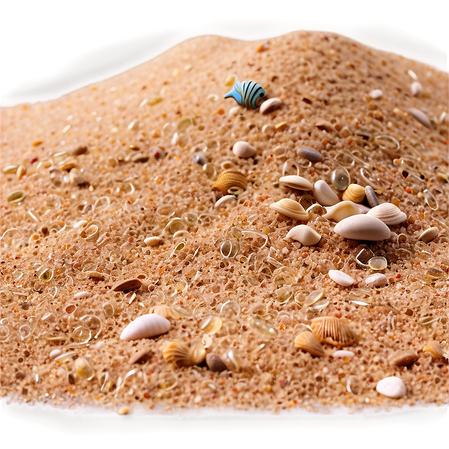 Beach Sand With Fish Png Led89