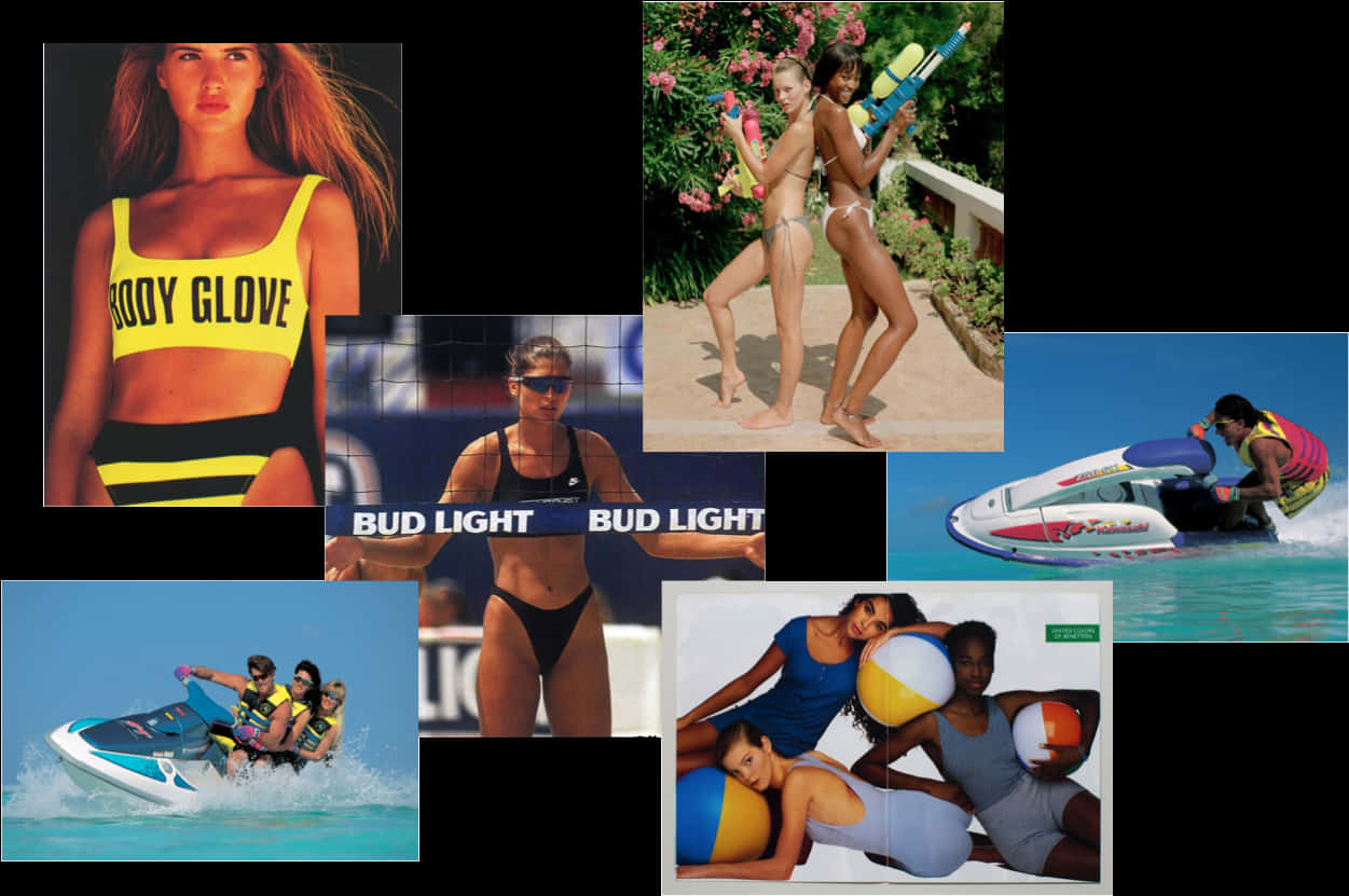 Beach Sports Collage