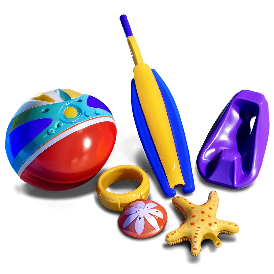 Beach Toys Set Png 81