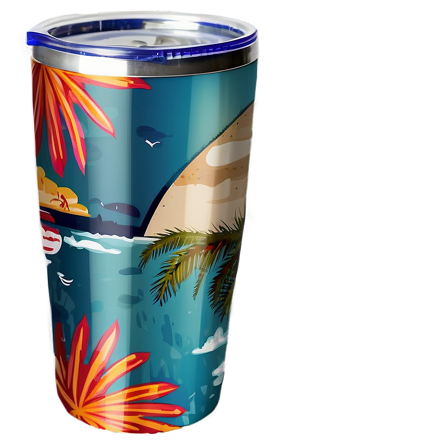 Beach Tumbler Cup Png Vmf