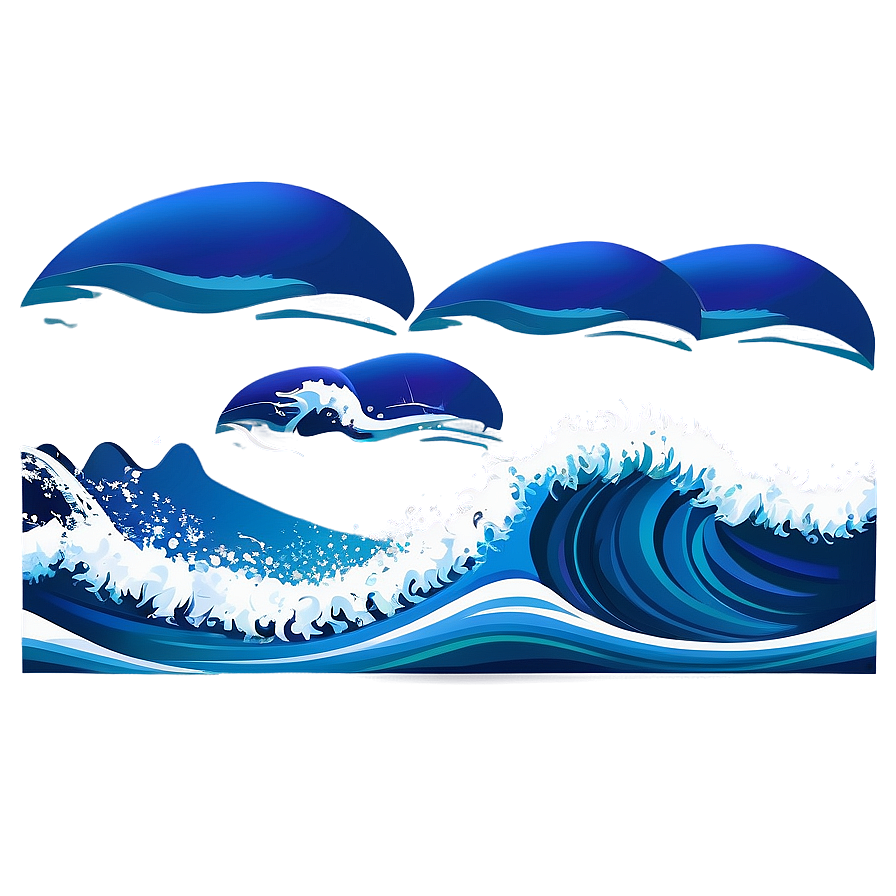 Beach Wave Scenery Png 05042024