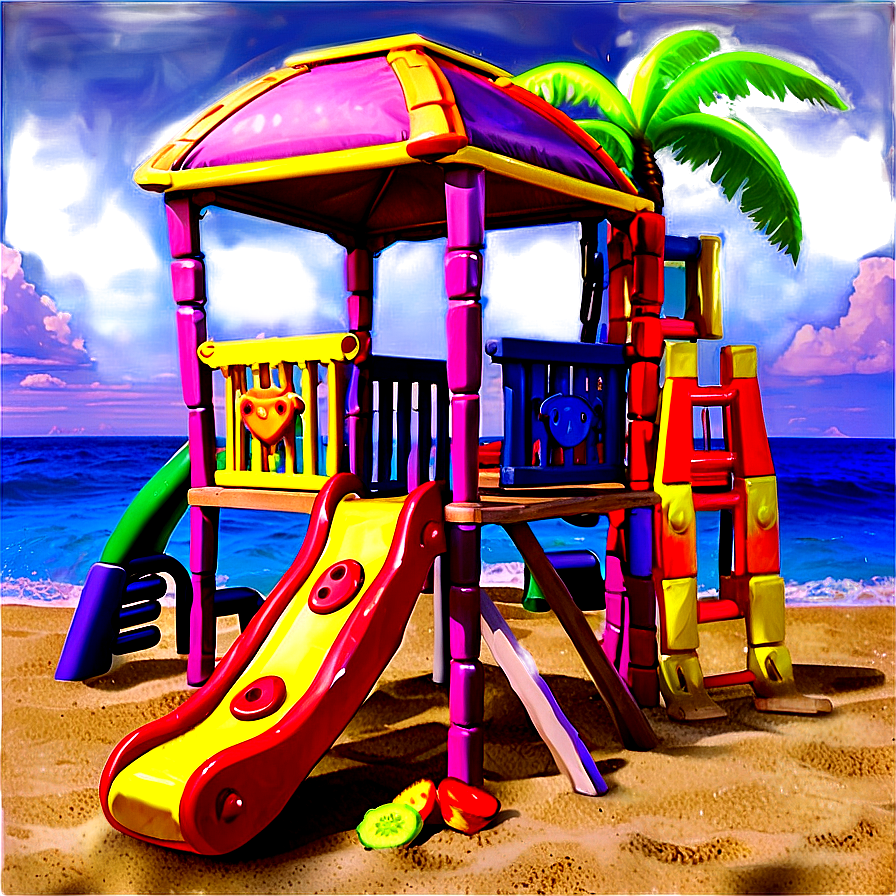 Beachside Playground Paradise Png Eiw47