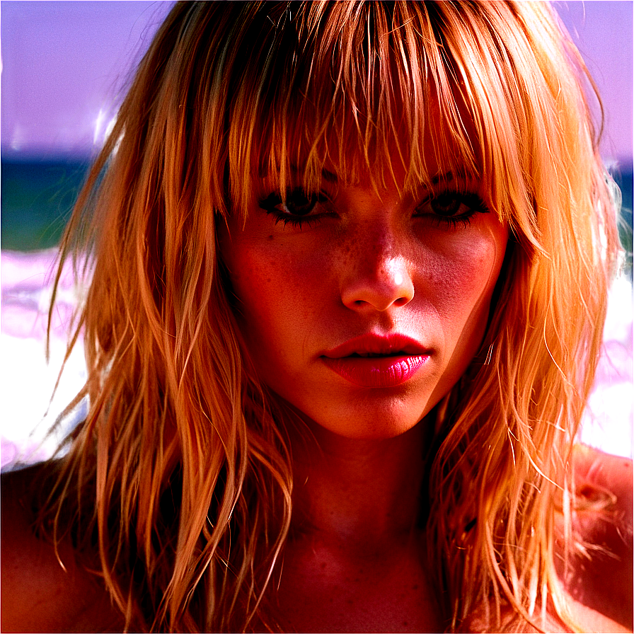 Beachy Blonde Bangs Png Wbv71