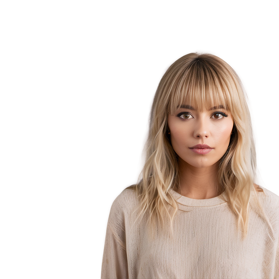 Beachy Blonde Bangs Png Ywe43