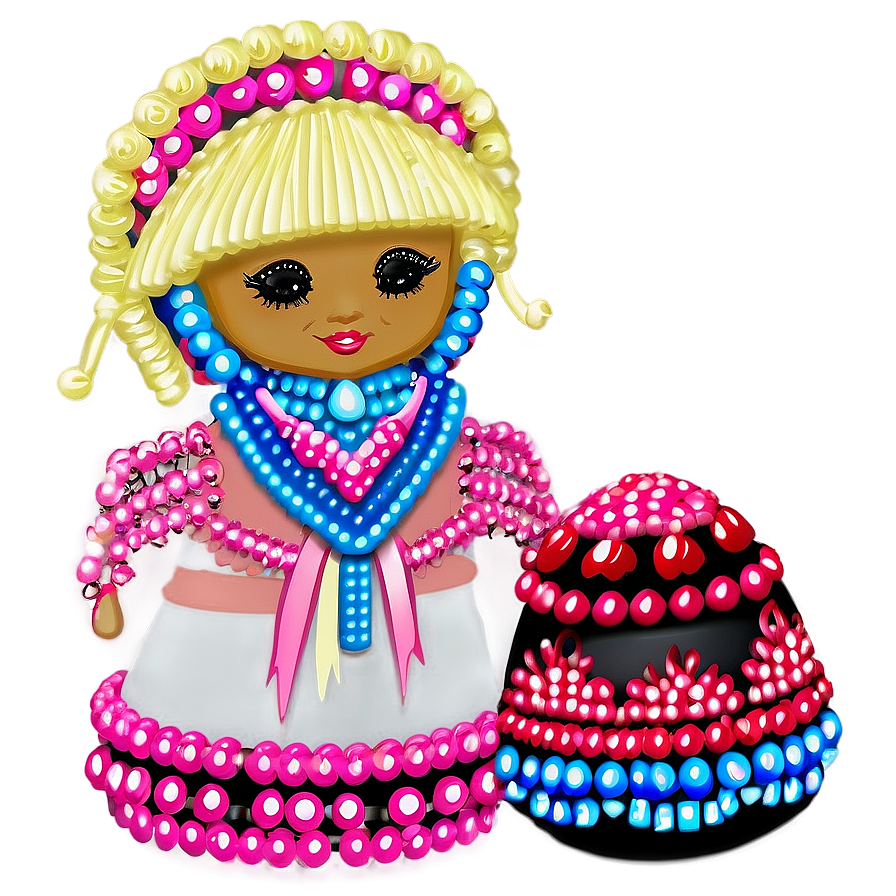 Bead Doll Making Png Fpt