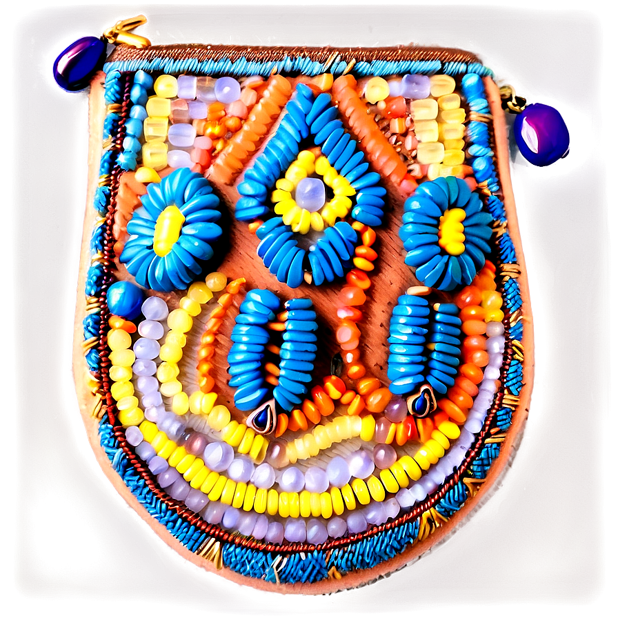 Beaded Pouch Png 06272024