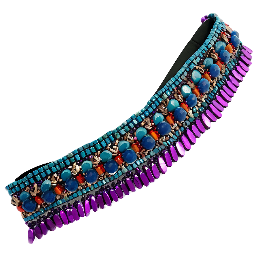 Beaded Sash Png 06272024