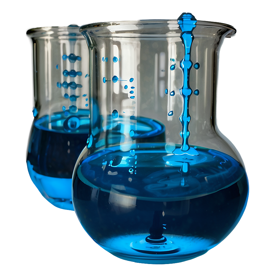 Beaker With Blue Liquid Png 71