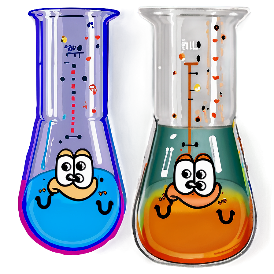 Beaker With Reaction Png Cjn