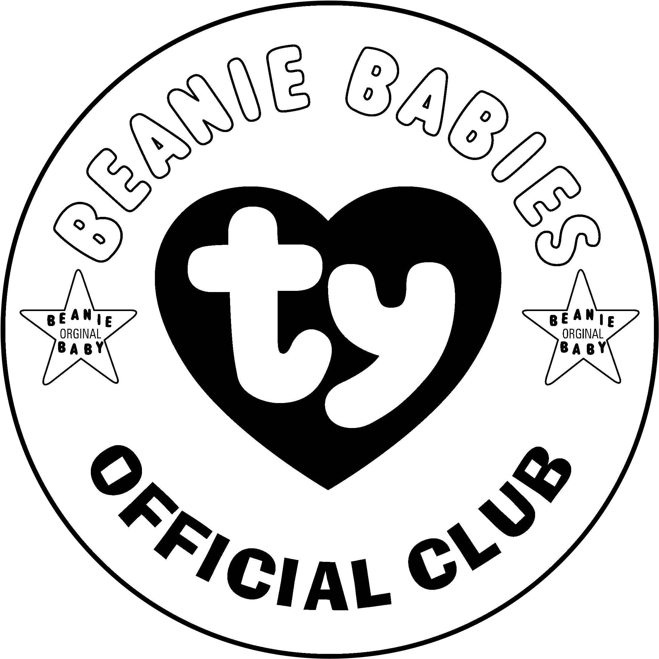 Beanie Babies Official Club Logo