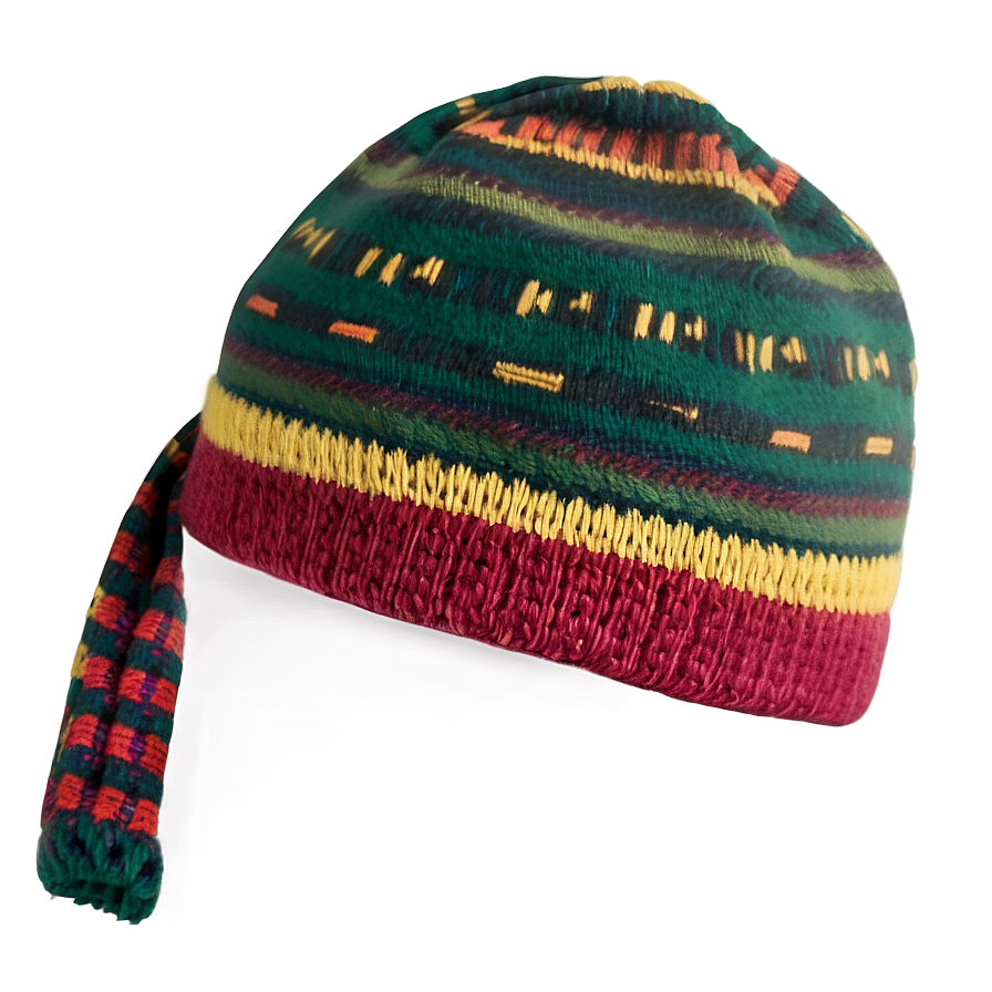 Beanie With Ties Png Ssi20