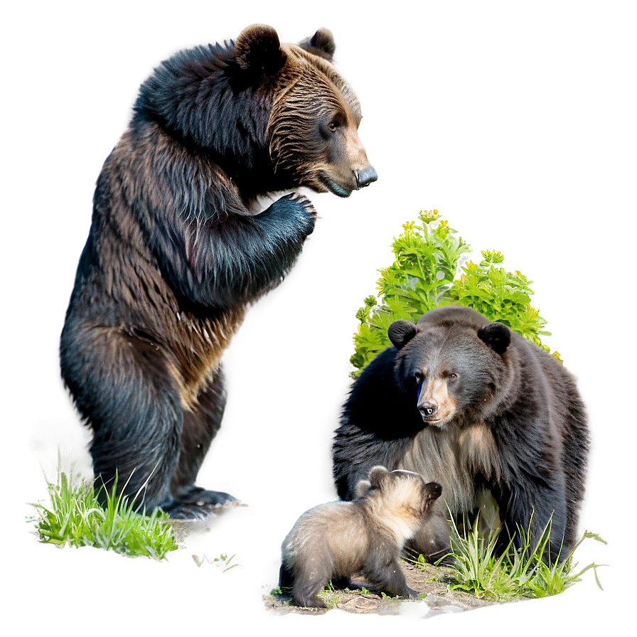 Bear And Cub Png 95