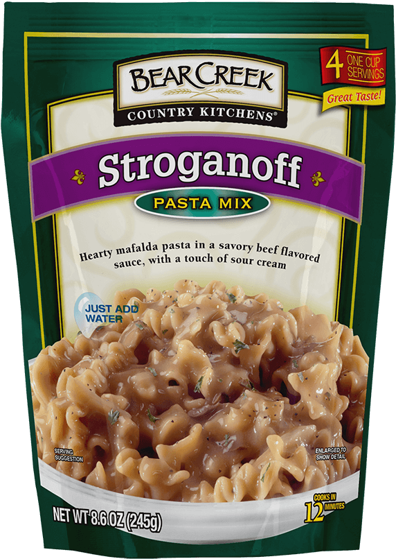 Bear Creek Stroganoff Pasta Mix Package