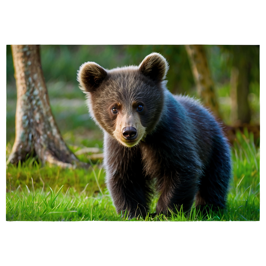 Bear Cub Art Png 05032024