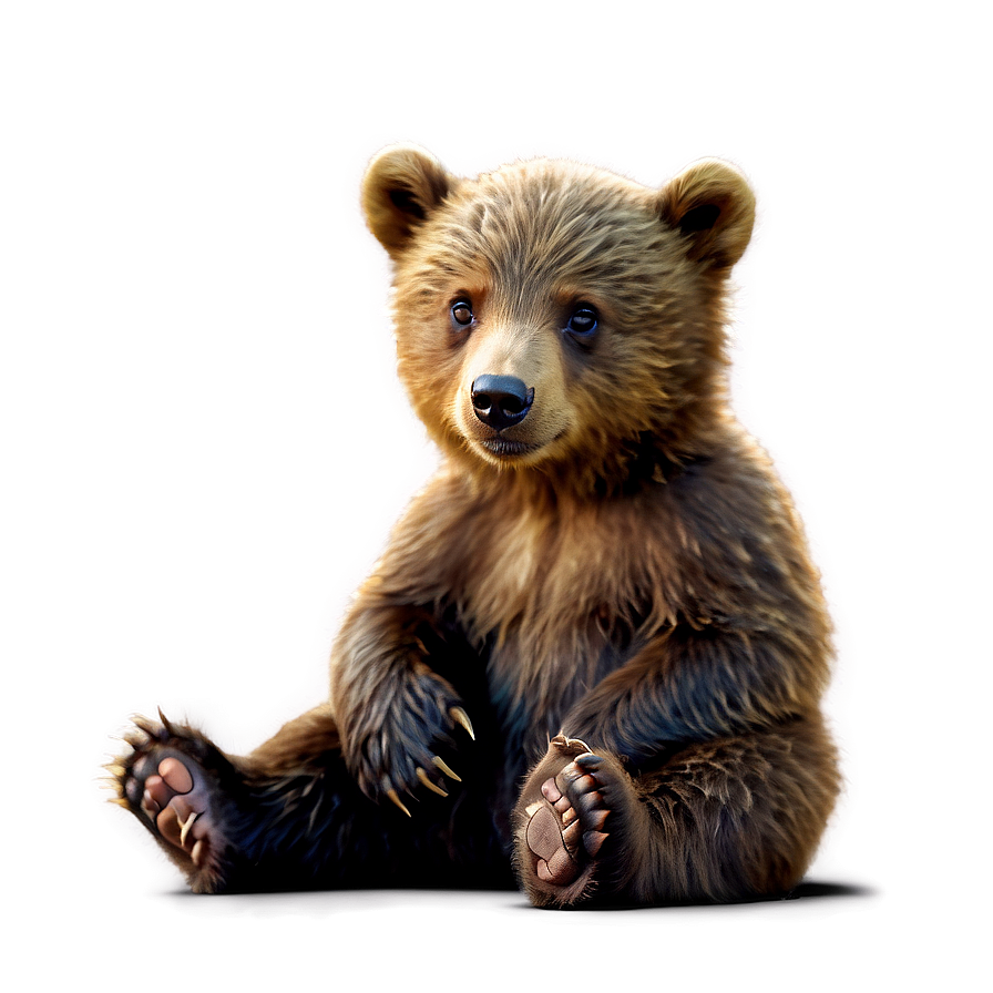 Bear Cub Art Png 05032024